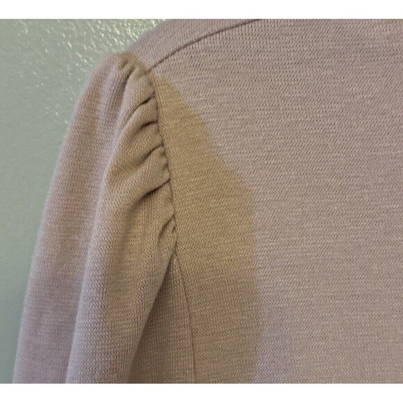 Nine West Twist Front Long Sleeve Lavender Color  Blouse Size Medium - Picture 4 of 5